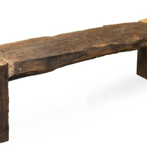Rustic Farmhouse Bench | Reclaimed Slovenian Oak | Handmade Wooden Seating