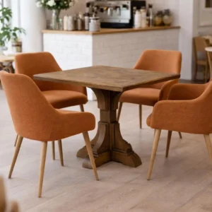Reclaimed wood square table || Vintage || Rustic